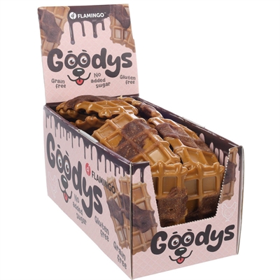 Goodys Waffle Snacks Forkæl Hunden Med Lækre Kylling Vaffel  1stk Large