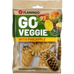 Flamingo Veggie Tandrensende Snack Ananas Medium 4stk