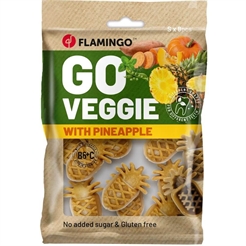 Flamingo Veggie Tandrensende Snack Ananas Small 8stk