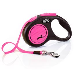 Flexi New Neon Bånd Line Neon Pink S 5 Meter Max 15 Kg