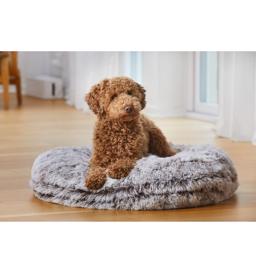 Fluffy DeLuxe Donut Comfort Memory Foam BrunBeigeMix