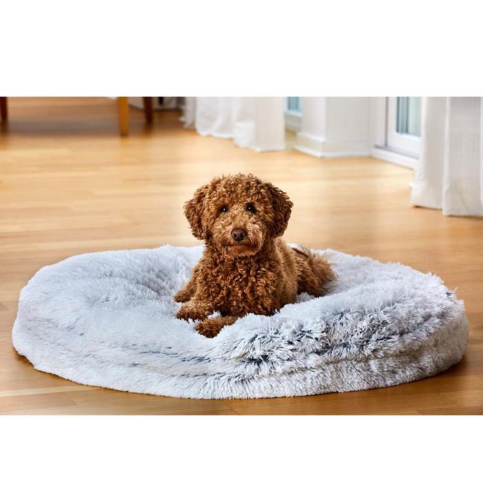 Fluffy DeLuxe Donut Comfort Memory Foam GråHvidMix