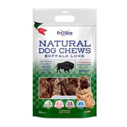 Frigera Natural Dog Chews Buffalo Lung Bøffel Lunger Til Hund 250g