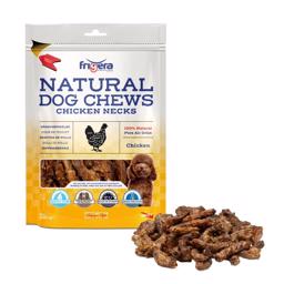 Frigera Natural Dog Chews chicken Necks Naturligt Tørrede Kyllingehalse 250g