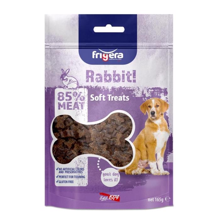 Frigera Semi Moist Bløde Kornfrie Hunde Godbidder med Kanin 165g