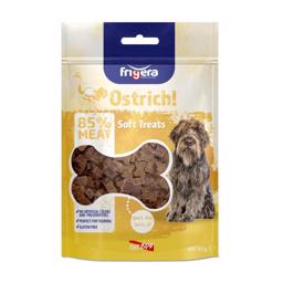 Frigera Semi Moist Bløde Kornfrie Hunde Godbidder med Struds 165g