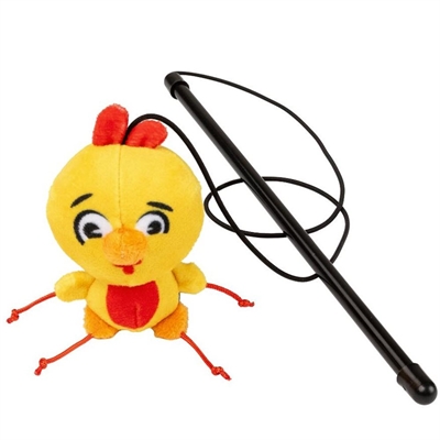 FuzzYard Cat Toy Noggins Drillepind Hønsefar Hen Diesel