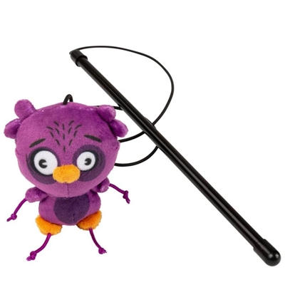 FuzzYard Cat Toy Noggins Drillepind Uglen Hoo Dini