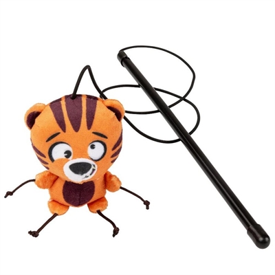 FuzzYard Cat Toy Noggins Drillepind Tigerdyret Roarnaldo