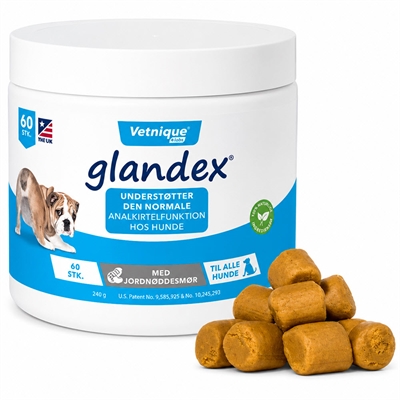 Glandex Soft Chew Fordøjelse & Naturlig Tømning af Måsen 60stk