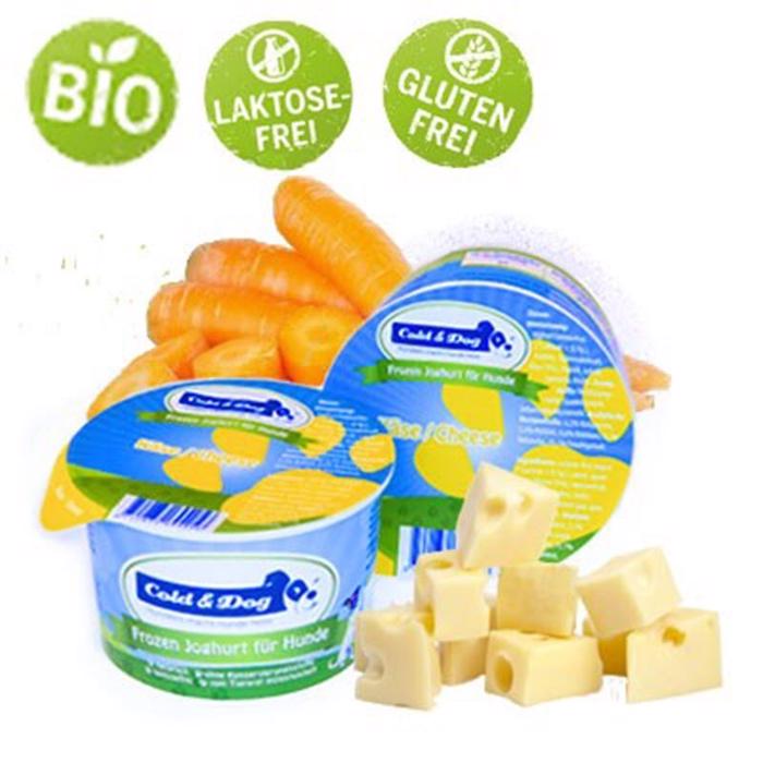 Hundeis Cold Dog Frozen Joghurt med Ost