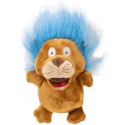 GoDog Silent Squeak Crazy Hair Lion Hundeleg i Stilhed