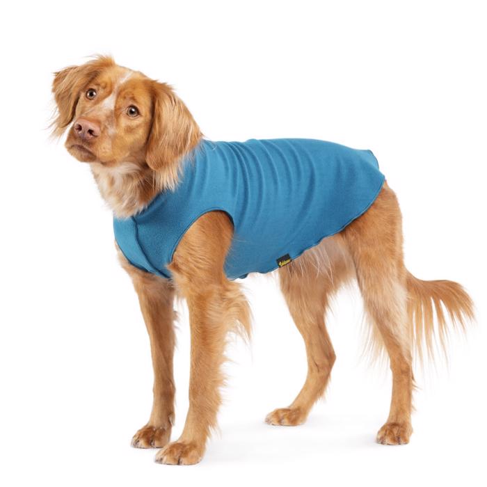 GoldPaw Hunde Fleece Stretch Pullover Marine