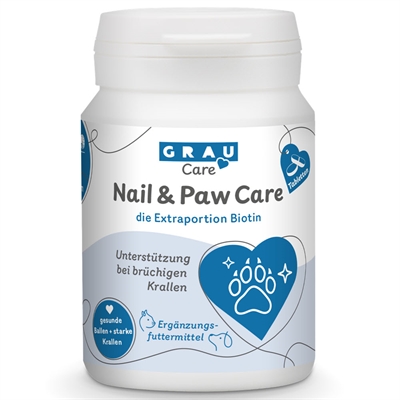 Grau Biotin-Forte Tabletter Nail & Paw Care Giver Ny Pels 100 tabletter