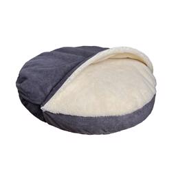 SnooZer Cozy Cave Hundehule STANDARD Design Heather Grey