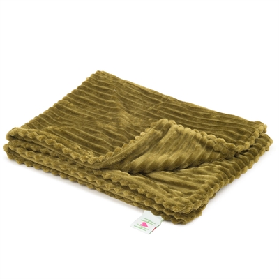 Hugglehounds Scout Blankie Double Sided LUKSUS Tæppe Olive