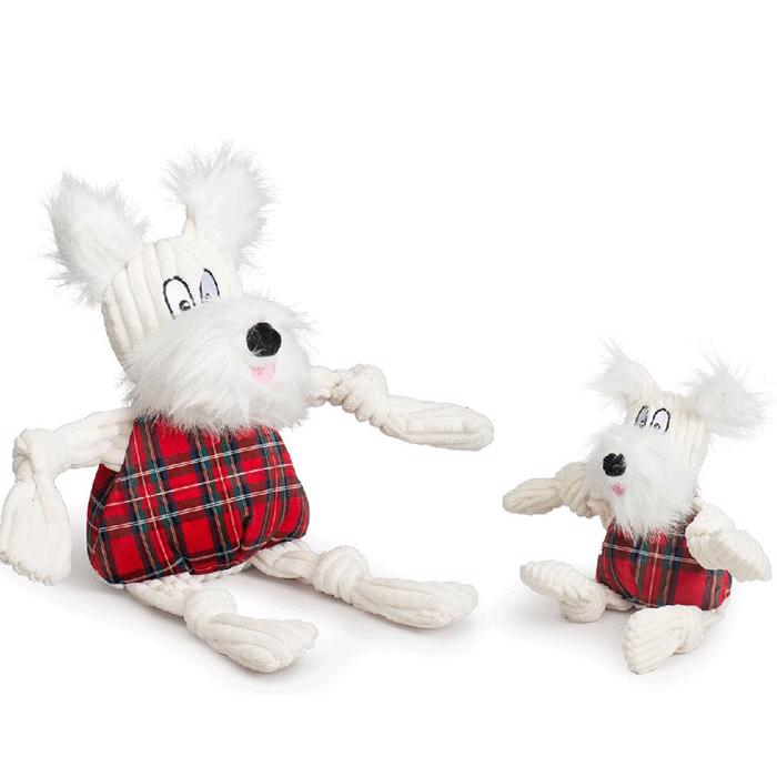 Hugglehounds Knotties Westie Tartan Whiskey