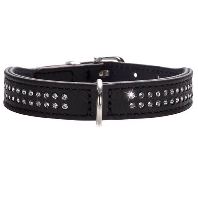 Hunter Designer Halsbånd Med Bling Bling Petit Black