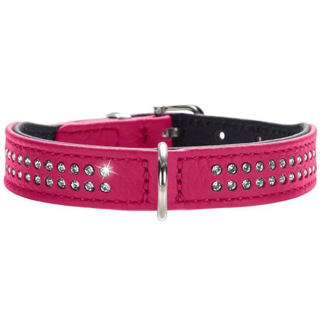 Hunter Designer Halsbånd Med Bling Bling Petit Pink