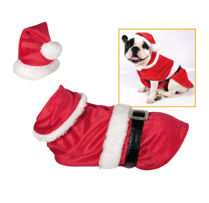 Registrering død Skat Hunde Tøj til Jul Julemands Dragt hund