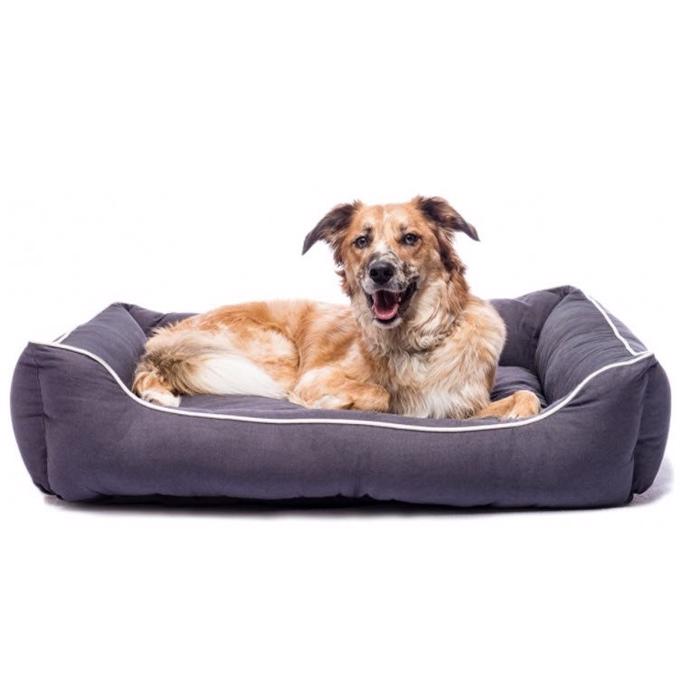 DGS Lounger Bed Hundeseng PEBBLE GREY