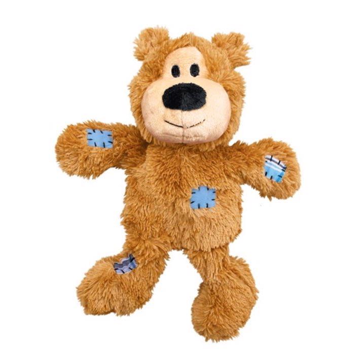 KONG Wild Knots Hunde Bamse Med Reb Indvendigt LYSBRUN