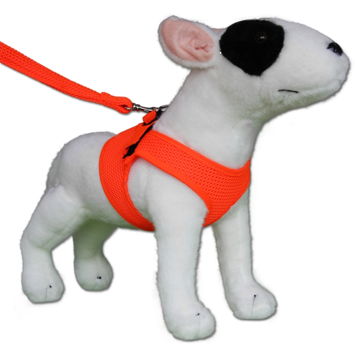 Aqua Coolkeeper Hundesele Comfy Sele Design Mesh Fluo Orange