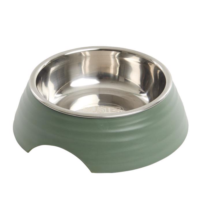 Buster Frosted Ripple Skål Mat Dusty Grøn