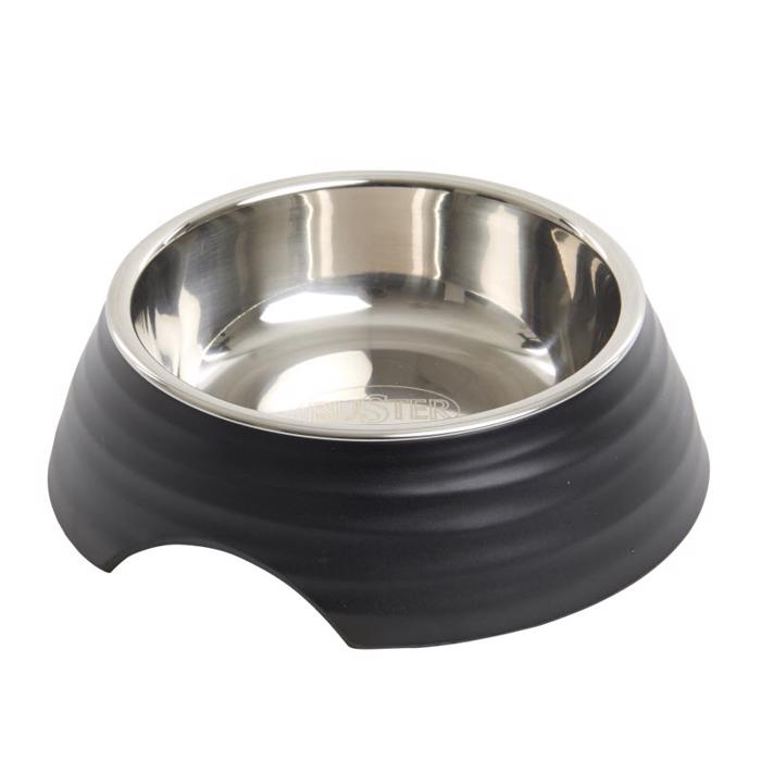 Buster Frosted Ripple Skål Mat Sort