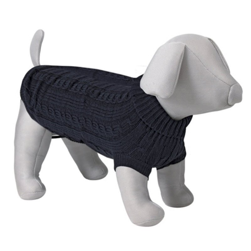 Uberettiget inaktive køretøj Hunde Strik Pullover Sort Design HundeKönig