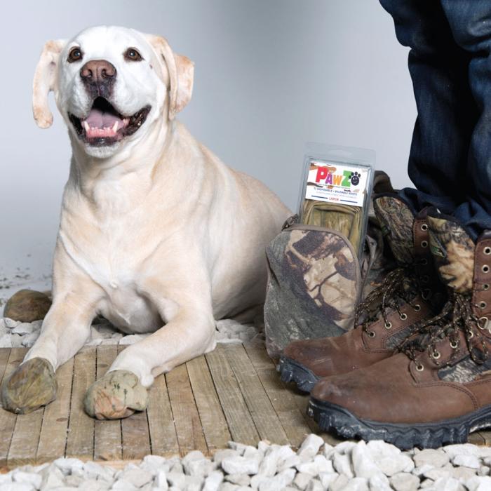 Pawz Dog Boots slidstærke Flexible Gummi Hundesko Camouflage