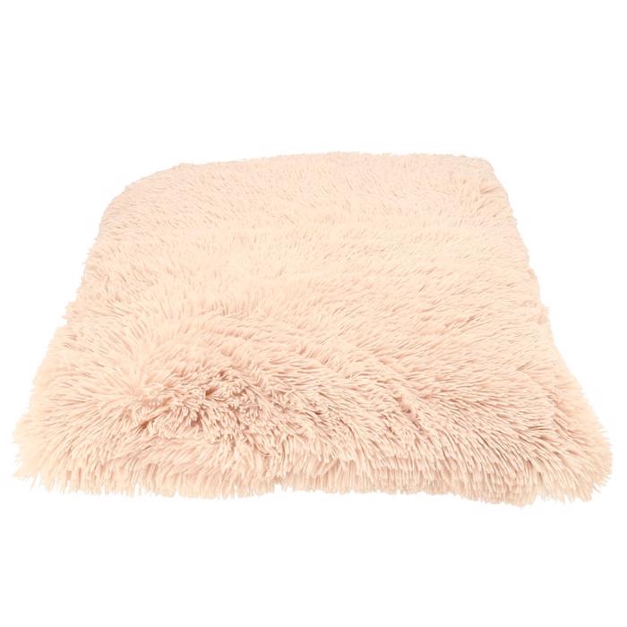 Dogman Dog Pillow Shaggy Fluffy Blød Hundepude i Creme