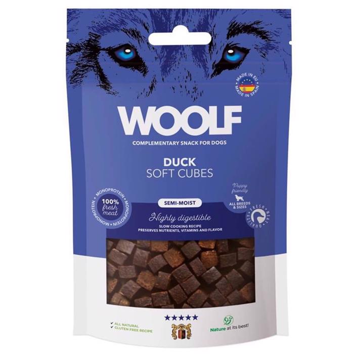 Woolf Soft Cubes with Duck Lækre Bløde Godbidder 100g