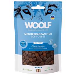 Woolf Soft Cubes with Mediterranean Fish Lækre Bløde Godbidder 100g