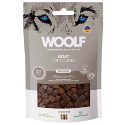 Woolf Soft Cubes with Goat Lækre Godbidder Til Hund 100g