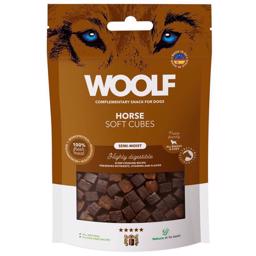 Woolf Soft Cubes with Horse Lækre Bløde Godbidder Til Hund 100g