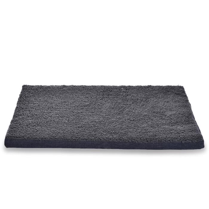 Topmast Hundemadras Comfort Med Sherpa Plys Orthopedic Antracit