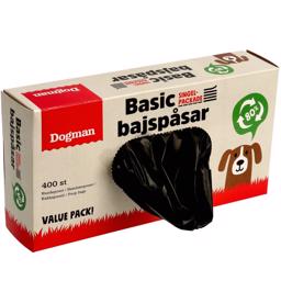 Dogman HømHøm Poser Basic Value Pack Slidstærke 400stk