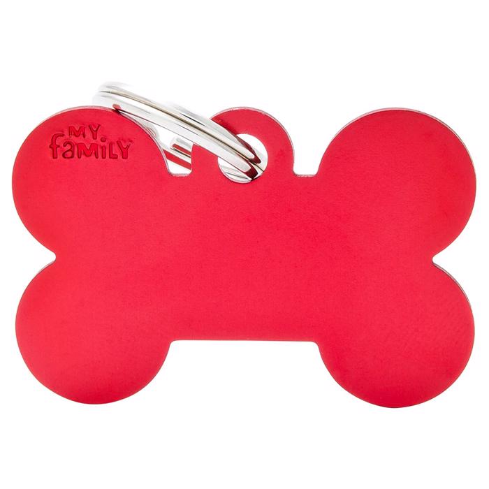 My Family Hundetegn Basic Kødben i Rød