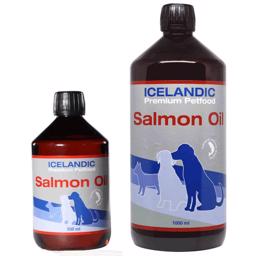Icelandic Premium Salmon Oil Super Kvalitet Lakseolie Til Kæledyr