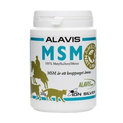 Ion Silver Alavis MSM 100% MetylSulfonylMetan Pulver 200 gram