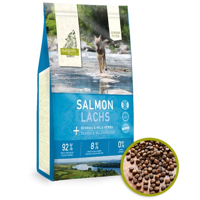 Isegrim River Salmon JUNIOR Kornfrit Kvalitets Foder 3kg
