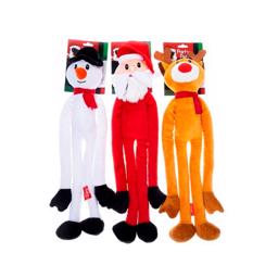 Jule Hunde Plys Sticks med Lange Dinglende ben 65 cm 