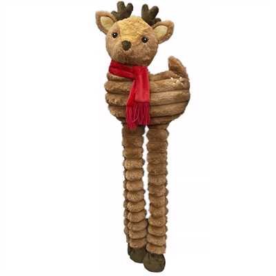 Julebamse Jule Rensdyret RUDOLF Til De Legesyge Hunde 91cm