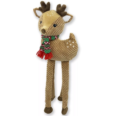 Julebamse Rådyret Grethe Christmas DEER Til De Legesyge Hunde 81cm