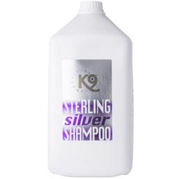 K9 Competition Sterling Silver Shampoo Fjerner Misfarvning 2,7Liter