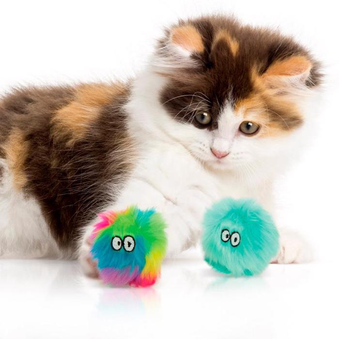 Smartykat Fuzzy Friends Hårbolde Lege Bamser Til Katten