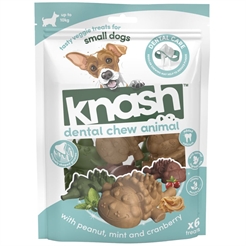 Knash Dental Chew Animal Veggie Godbidder Small 6stk