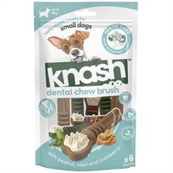 Knash Dental Chew Brush Hundens Vegetabilske Tandbørste SMALL