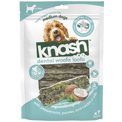Knash Woofa Loofa Dental Stick Care Mint & Coconut Oil 7stk